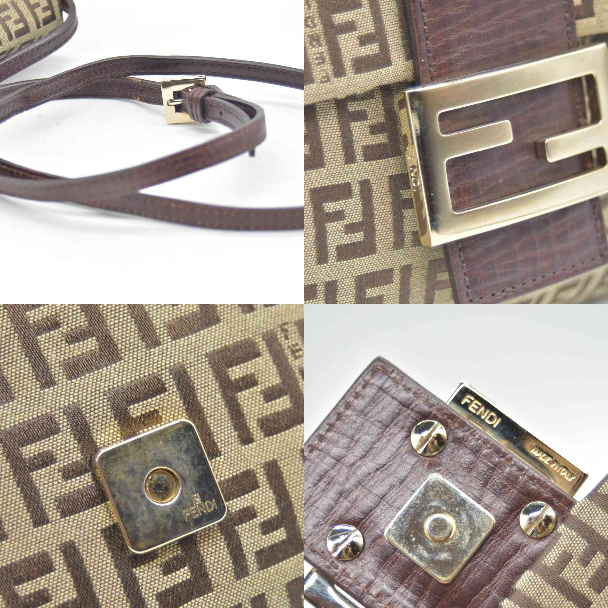 $895 CONSIGMENT FENDI Zucchino FF Vintage