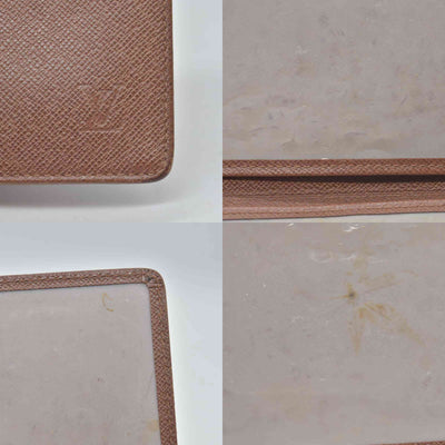 $435 Louis Vuitton Taiga ID Card Holder Wallet  SP1021