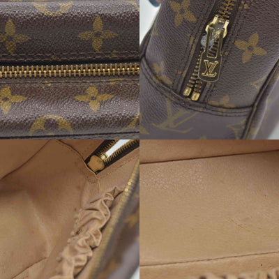 $600 1988 Louis Vuitton Cosmetic Pouch Monogram Trousse Toilette 28 881TH