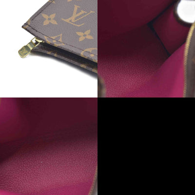 AUCTION $700 Louis Vuitton  Monogram Toiletry Pouch 15 Fuchsia