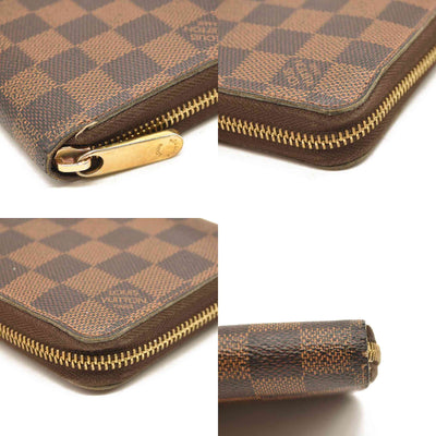 Louis Vuitton  Damier Ebene Zippy Wallet MI3192