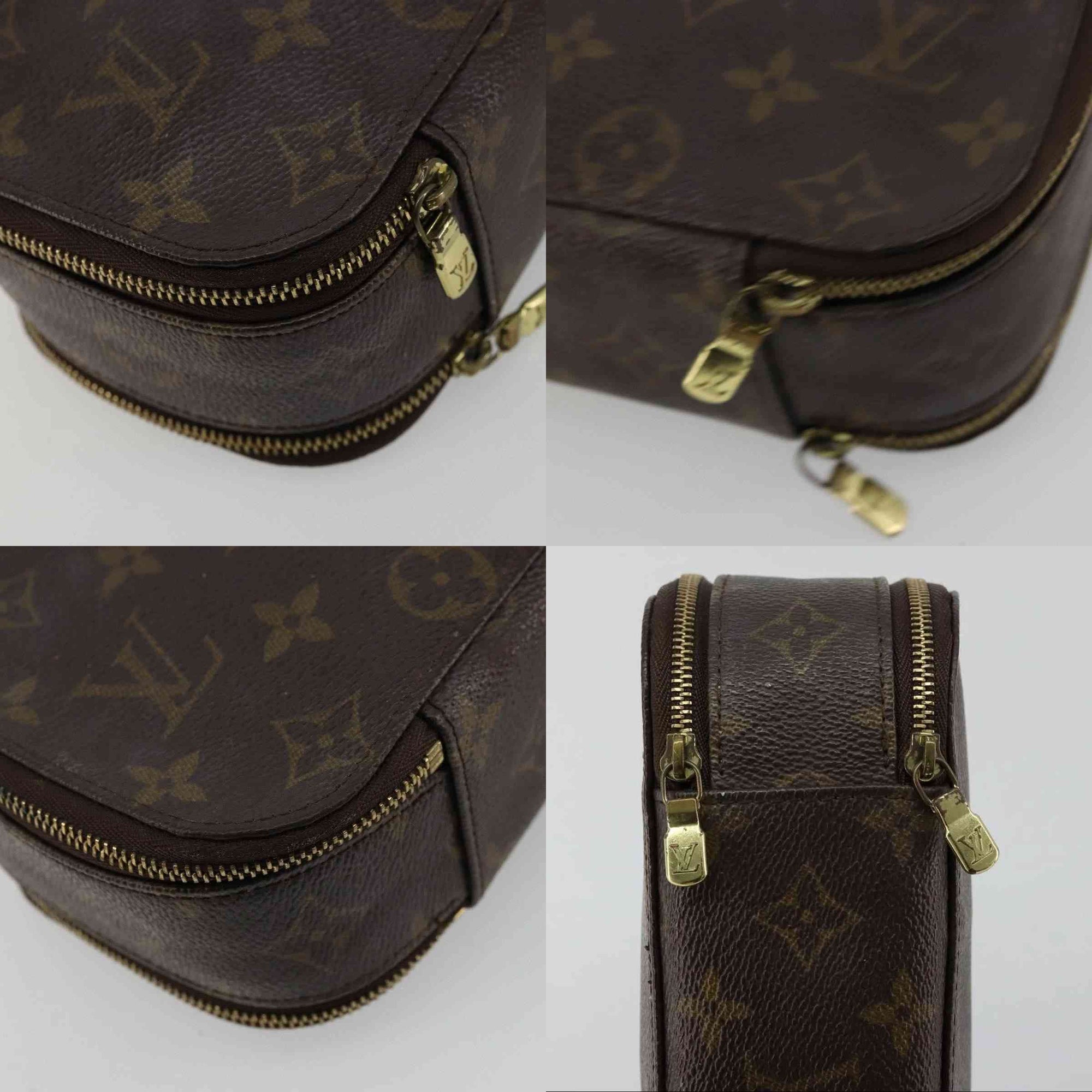 $750 LOUIS VUITTON Monogram Trousse Blush PM VI0052