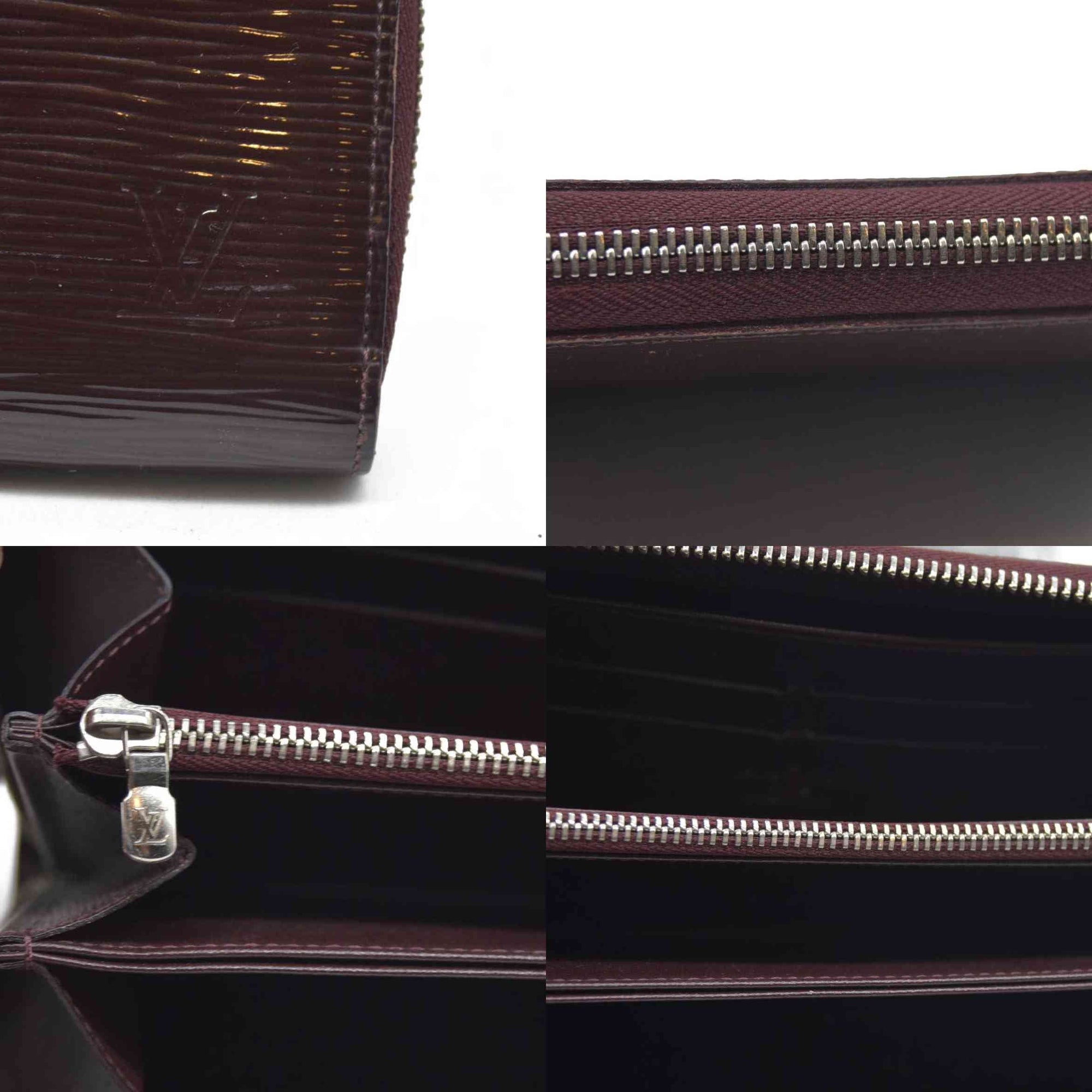 AUCTION $970 Louis Vuitton  Epi Electric Zippy Wallet Prune