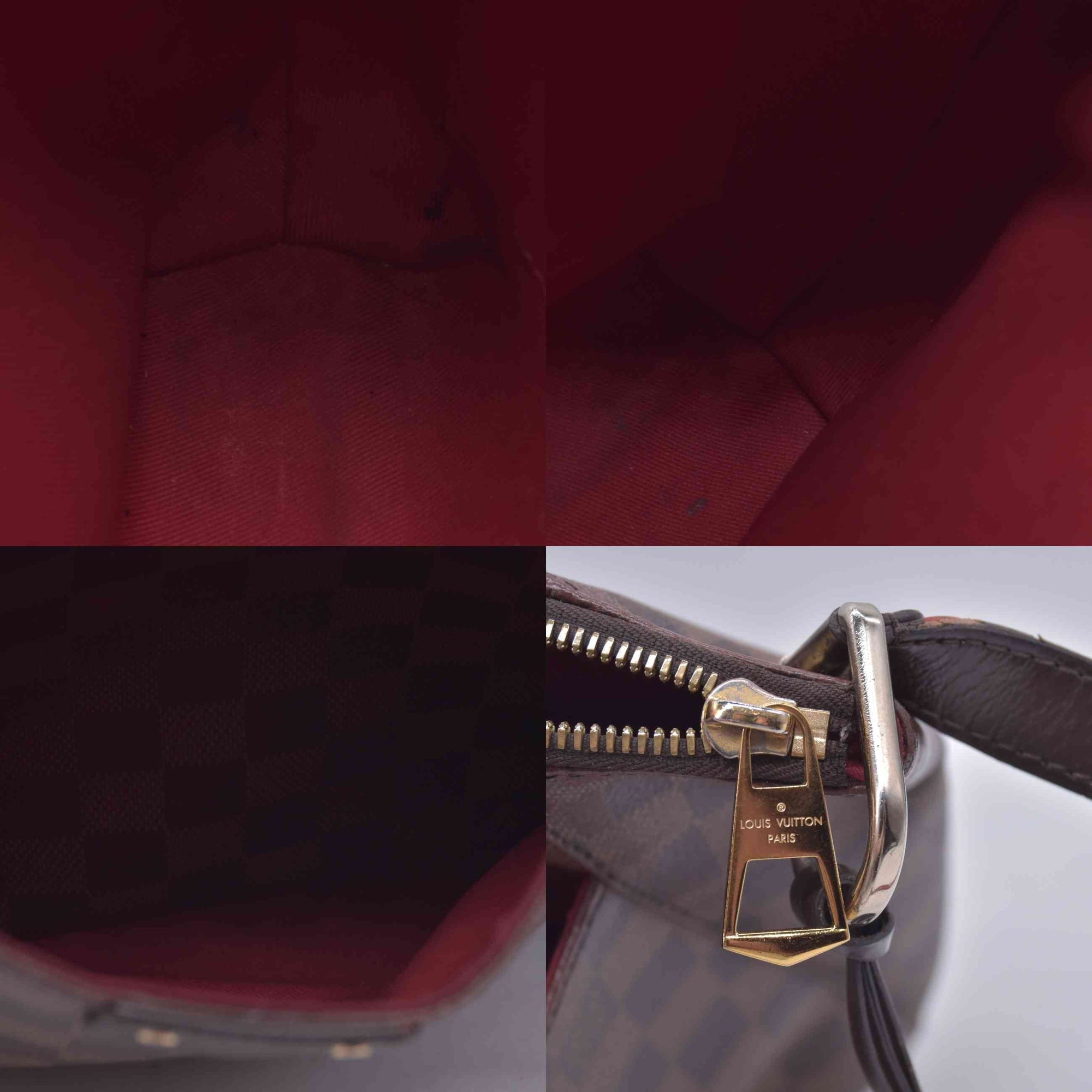 $1,520 2018 Louis Vuitton Damier Ebene South Bank Besace DR1188 10021530