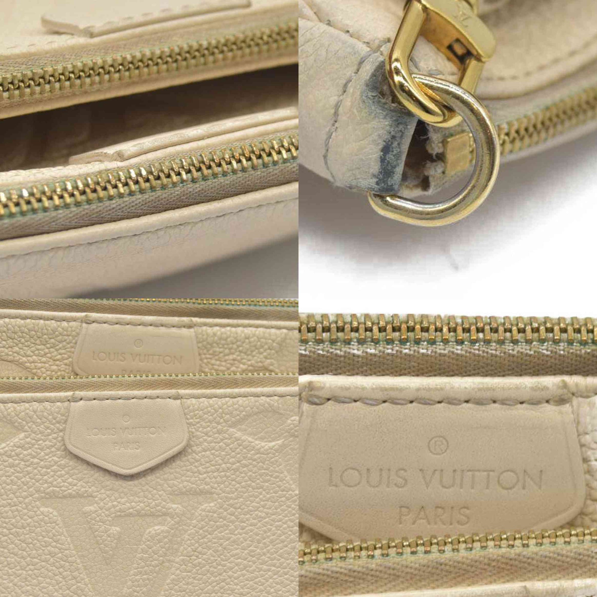 $3100 Louis Vuitton Monogram Giant Multi-Pochette Accessoires Cream