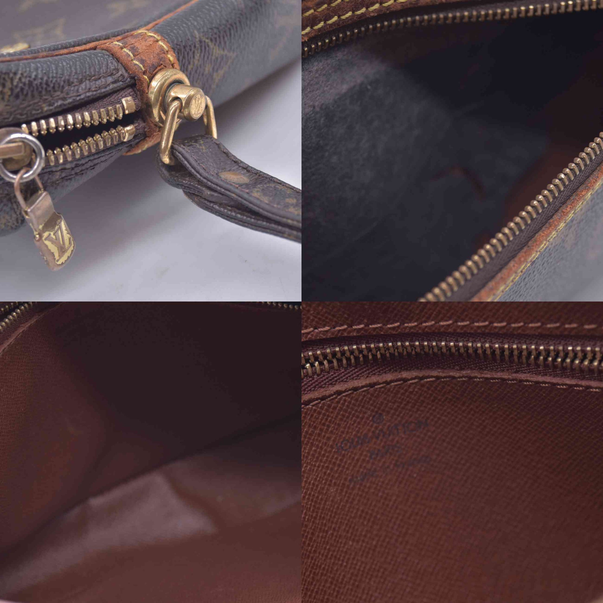 $650 2002 Louis Vuitton Monogram Pochette Marly Dragonne 26 SL0042