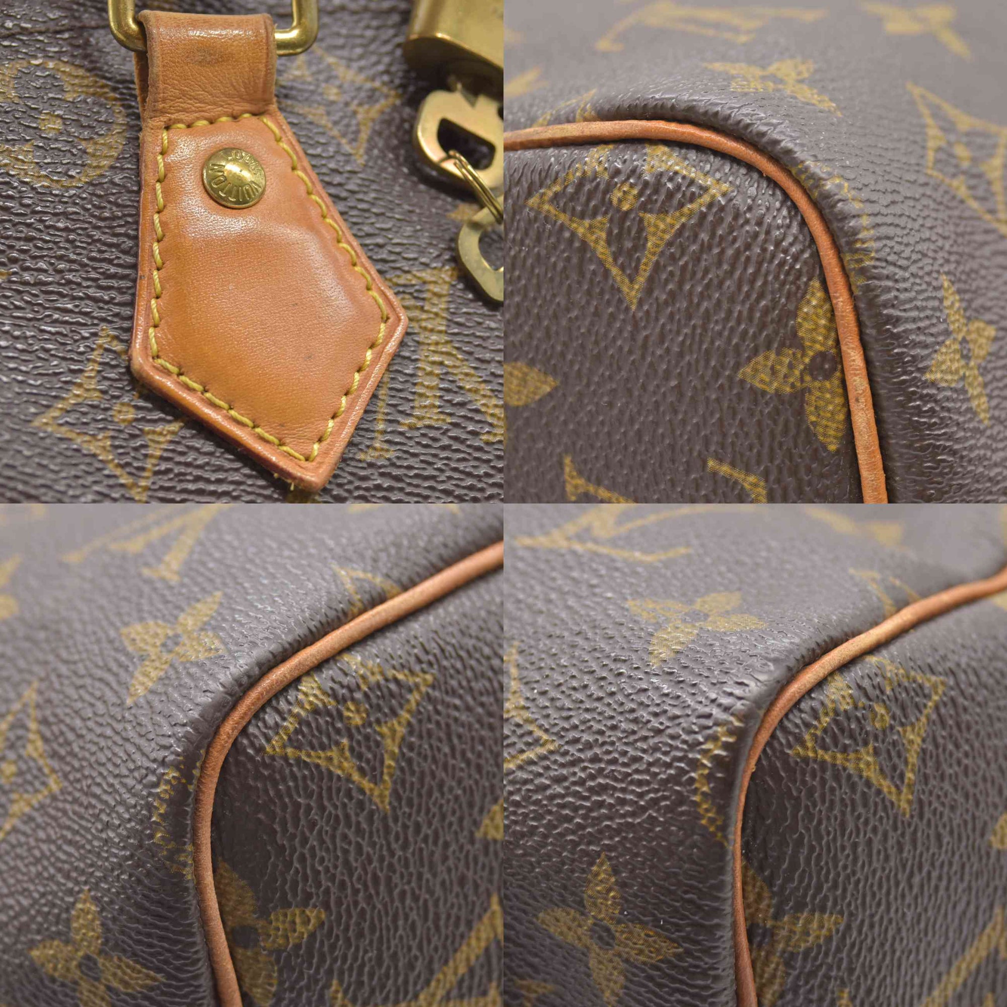 $1980 2015 Louis Vuitton  LV Monogram Speedy Bandouliere 30 SD2155