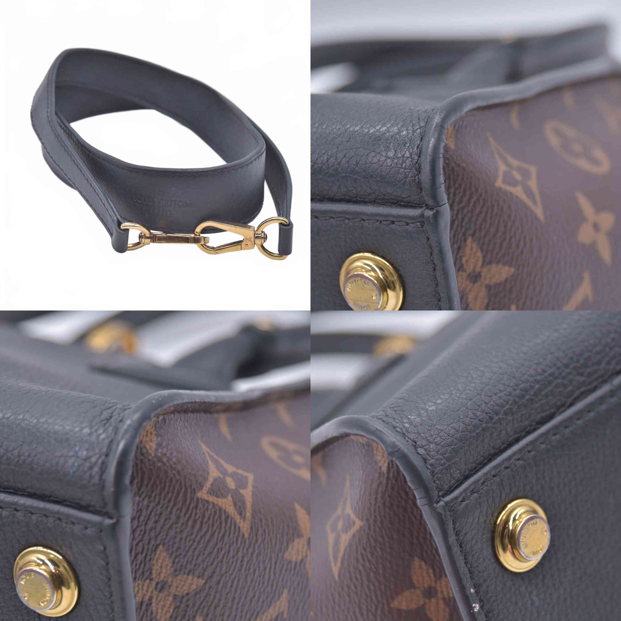 $4700 RFID Louis Vuitton Monogram On My Side PM Shoulder Bag 10021057