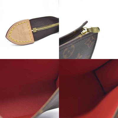 AUCTION $800 Louis Vuitton  Monogram Toiletry Pouch 19 Red