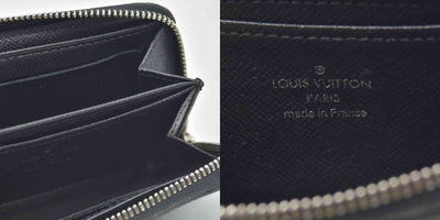 $435 2012 Louis Vuitton Damier Graphite Zippy Coin Purse Vertical MI2162