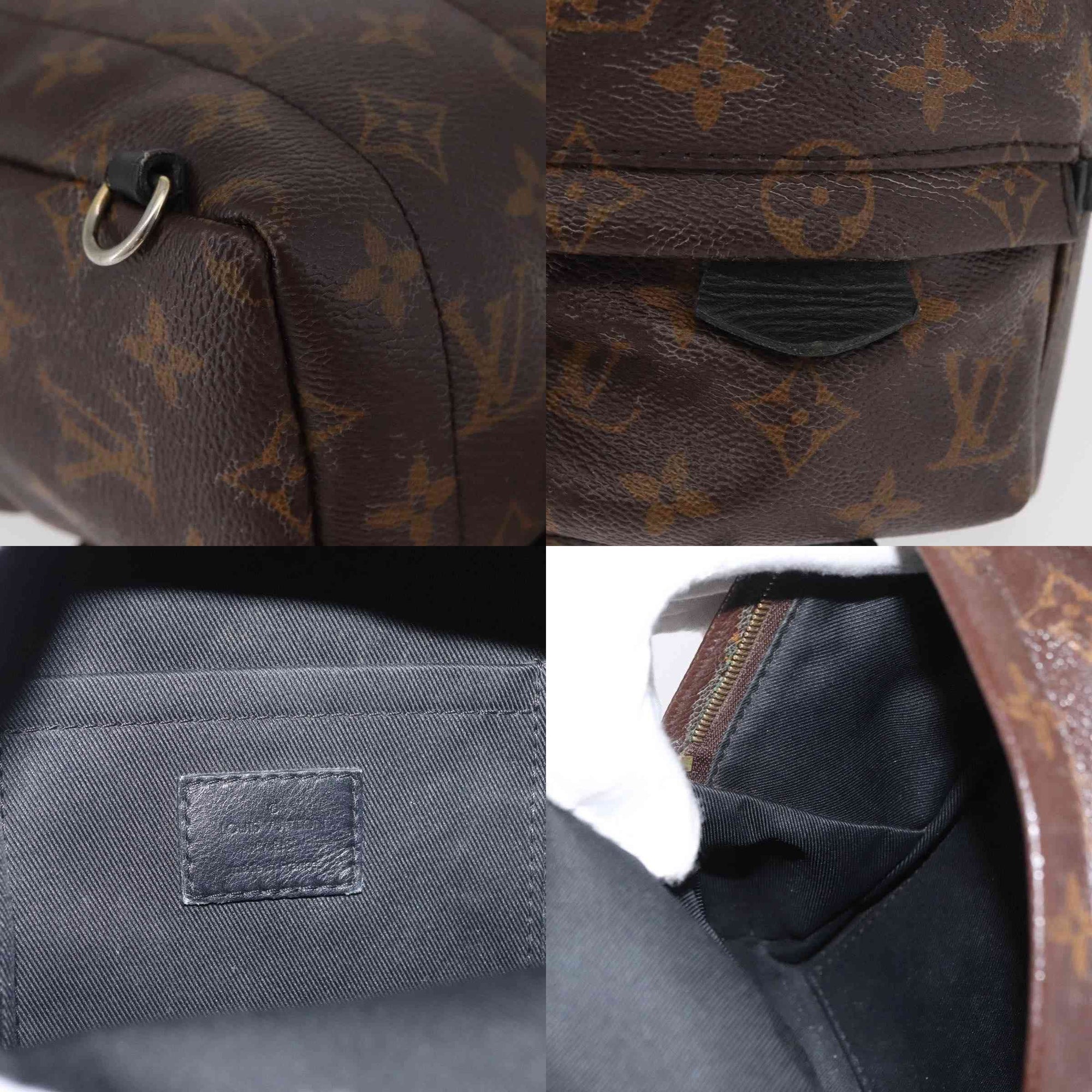 $2,340 2020 Louis Vuitton Monogram Palm Springs Mini Backpack FL2200