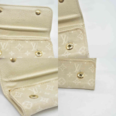 $250 LOUIS VUITTON Monogram Mini Lin 4 Key Holder CONSIGNMENT
