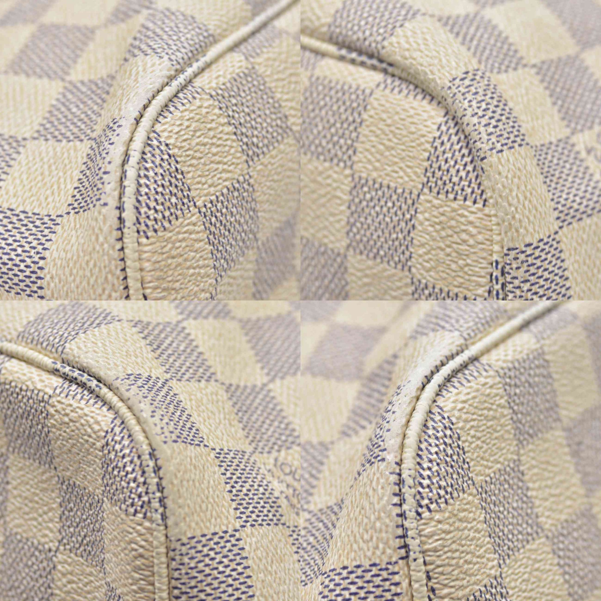 $2130 2014 Louis Vuitton  Damier Azur Neverfull MM AR1134
