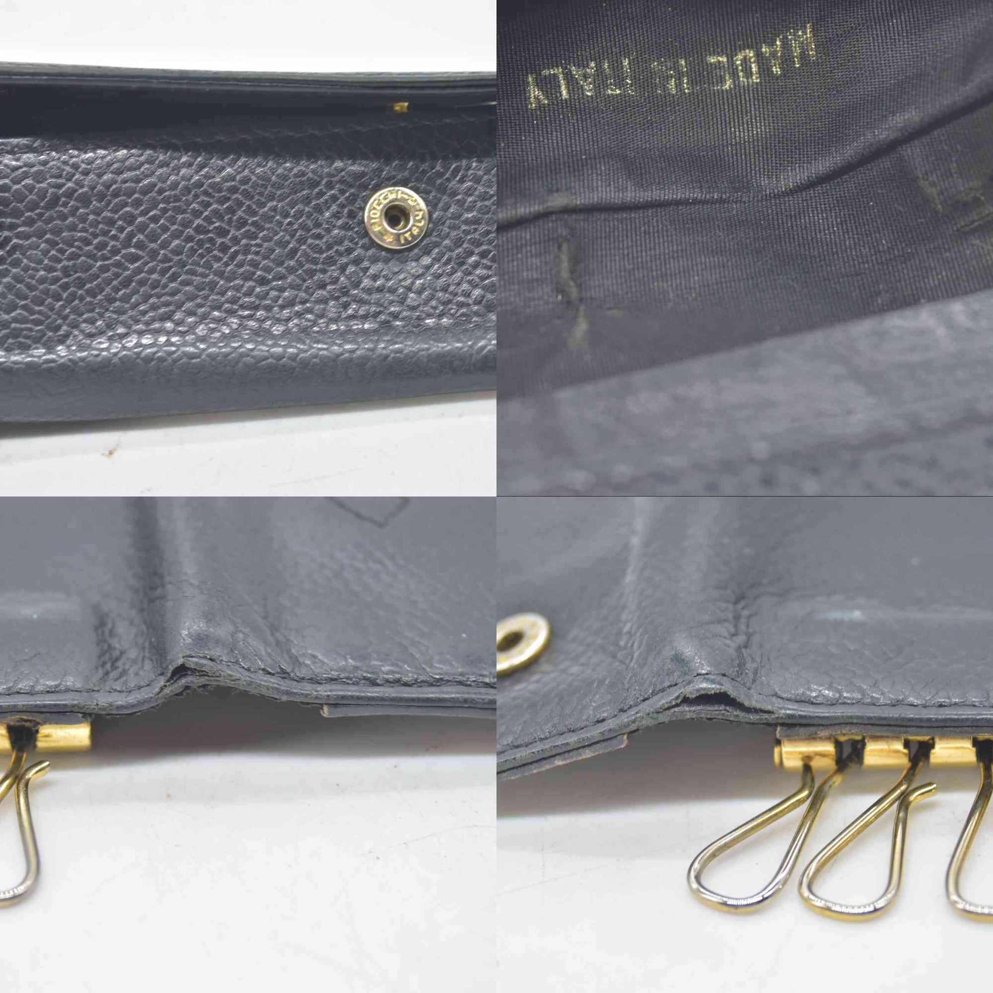 $675 Chanel Timeless 6 Key Ring Holder