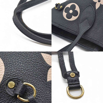 $3050 Louis Vuitton Neverfull NM Tote Bicolor Monogram Empreinte Giant MM
