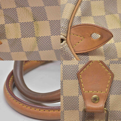 $1550 Louis Vuitton Damier Azur Speedy 30 MB0184