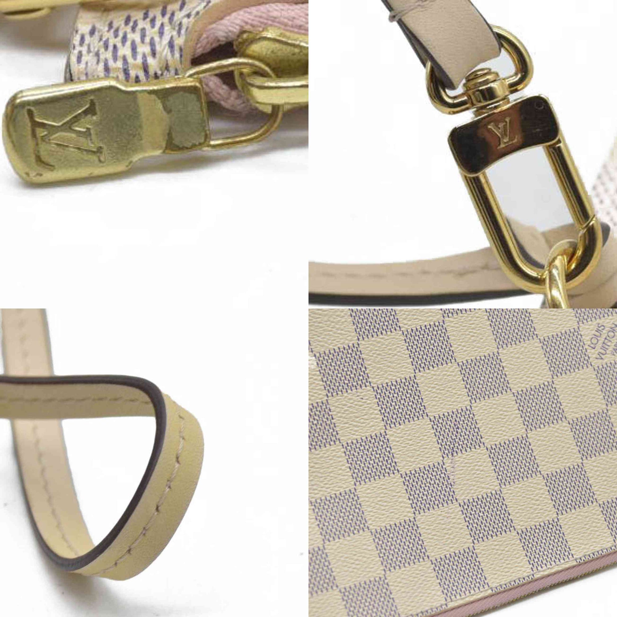 $2030 Louis Vuitton Damier Azur Neverfull GM MM Pochette