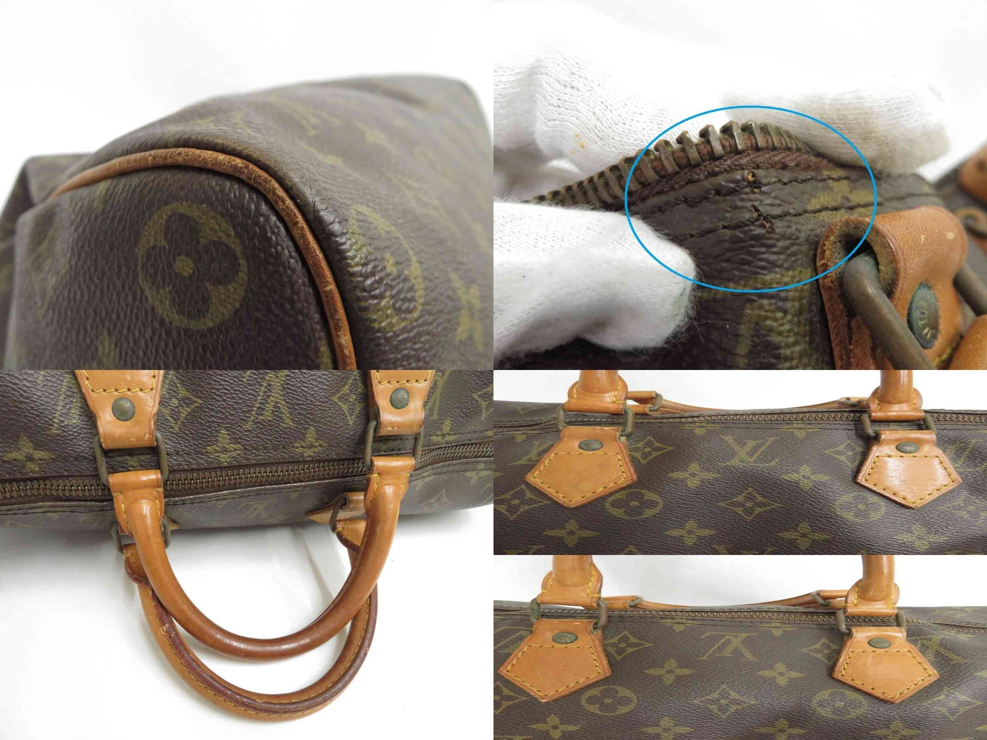 $1,550 1997 Louis Vuitton Monogram Speedy 40 SP0977