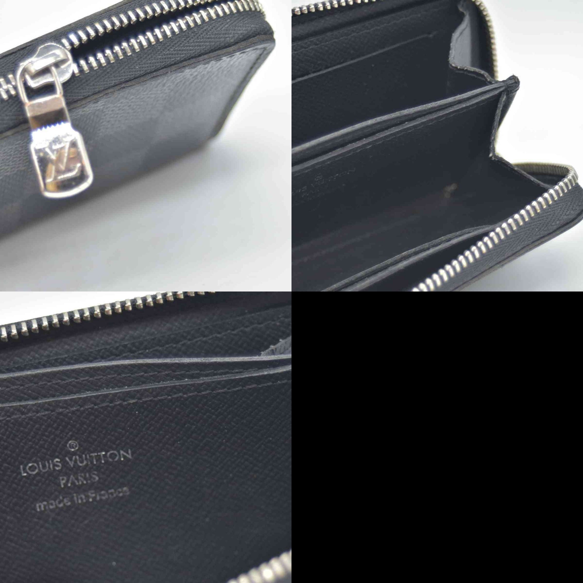 $435 Louis Vuitton Damier Graphite Zippy Coin Purse Vertical MI0230 CONSIGNMENT
