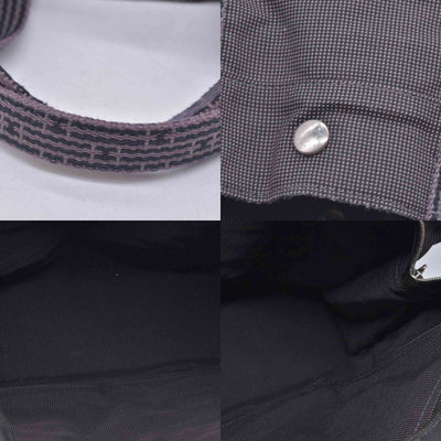 $850 HERMES Herline MM Grey Canvas Tote Bag CONSIGNMENT 10021622