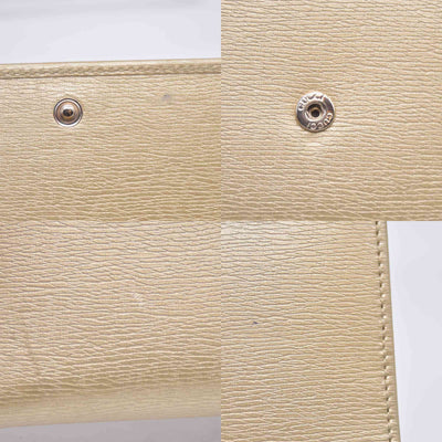 $590 Gucci  Interlocking G Logo Leather Bifold Wallet CONSIGNMENT