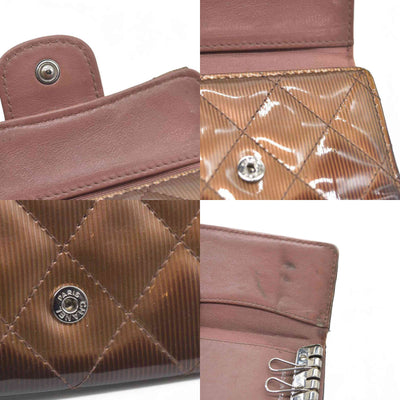 Chanel Timeless/Classique patent leather key ring