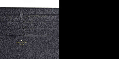 $1720  LOUIS VUITTON  Epi Pochette Felicie Black Noir Card Holder Pouch