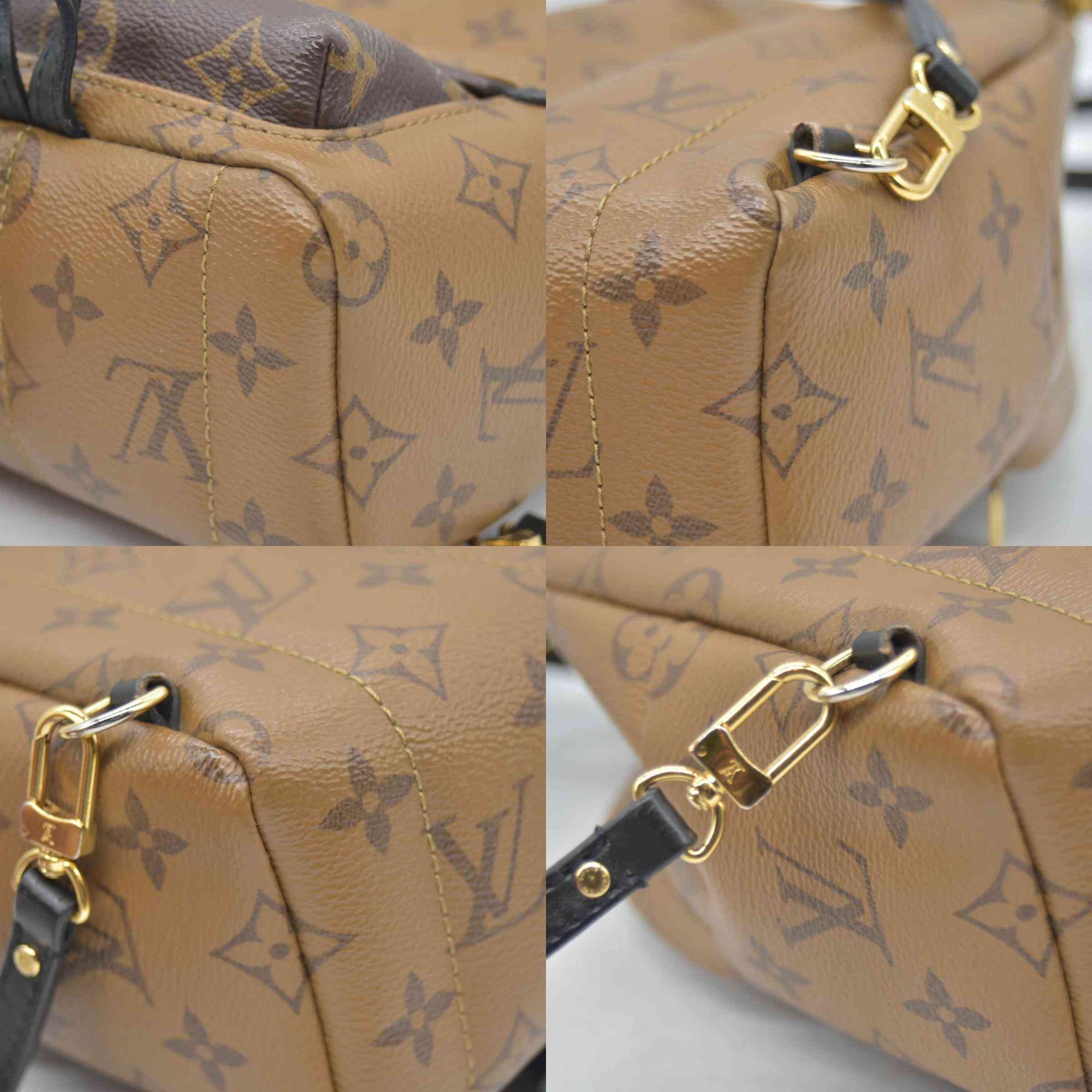 $2770 2017 Louis Vuitton monogram reverse Palm Springs backpack MINI FL3177