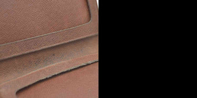 $535 Louis Vuitton Monogram Porte 2 Cartes Vertical Pass Card Case Brown CA0994 CONSIGNMENT