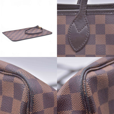 $2310 USA 2019 Louis Vuitton Damier Ebene Neverfull GM with Pouch 10021271 SD4119
