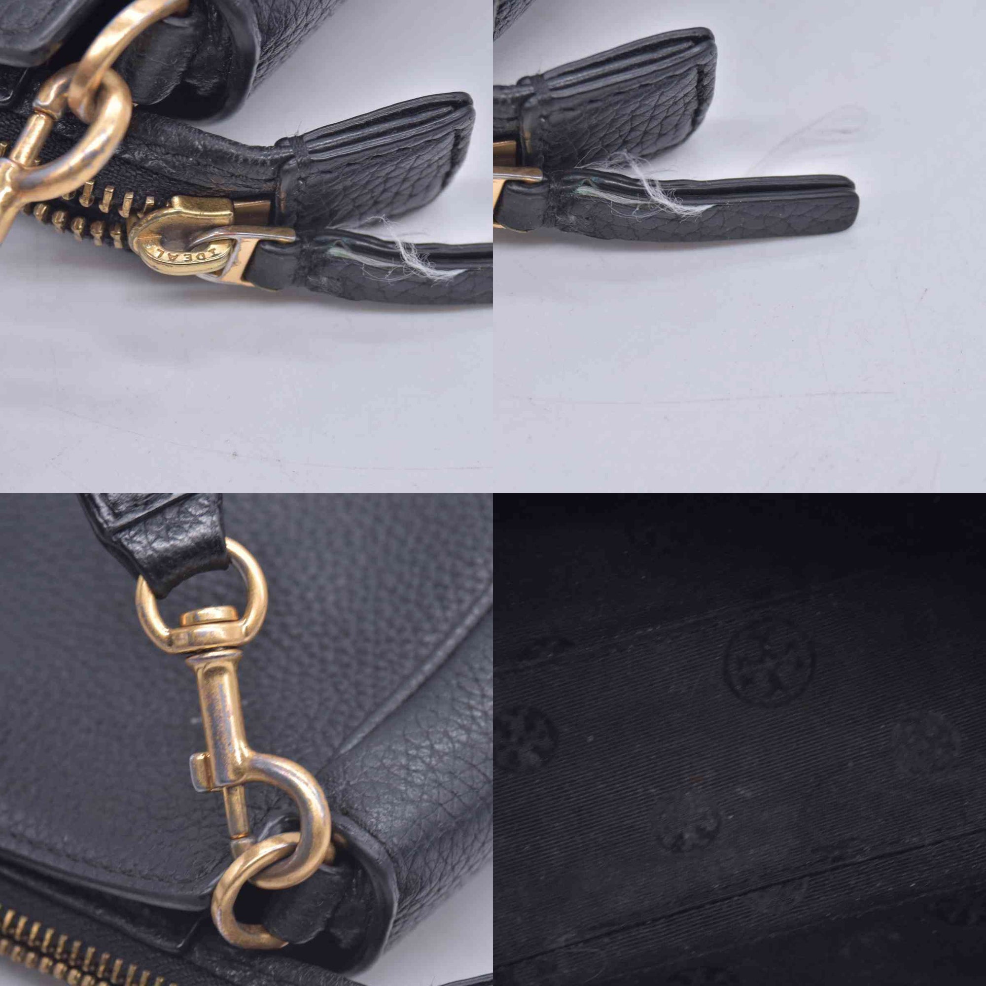 $200 Tory Burch Mercer Pebbled Zip Crossbody Bag CONSIGNMENT