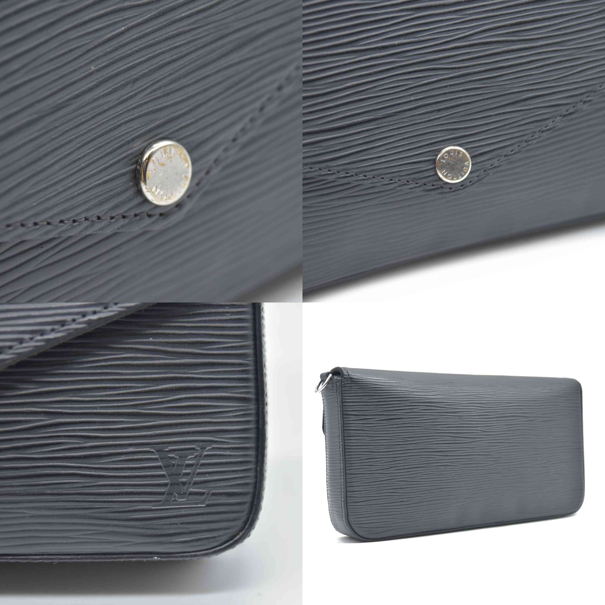 LOUIS VUITTON  Epi Pochette Felicie Black  Noir $1720