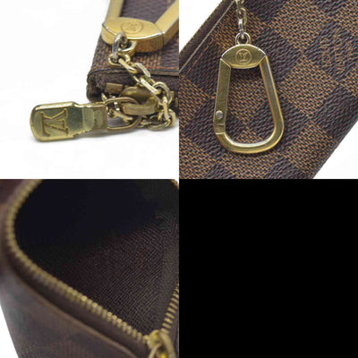 AUCTION  $345 Louis Vuitton  Damier Ebene Key Pouch