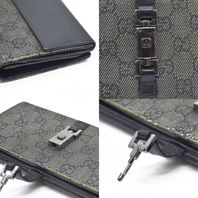 $770 Gucci GG Nylon Nylon French Purse CONSIGNMENT