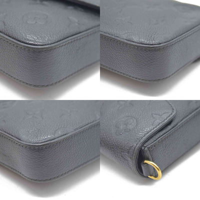 Louis Vuitton  Empreinte Pochette Felicie Chain Wallet Black