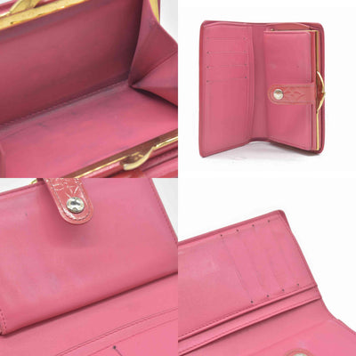 $935 LOUIS VUITTON Monogram Vernis Porte Monnaie Billets Viennois wallet