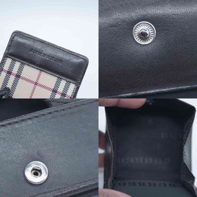 $350 Burberry  Canvas Printed Coin Pouch CONSIGNMENT