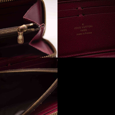 $650 2011 Louis Vuitton Monogram Portefeiulle Clemence Zip Around Long Wallet SP4111