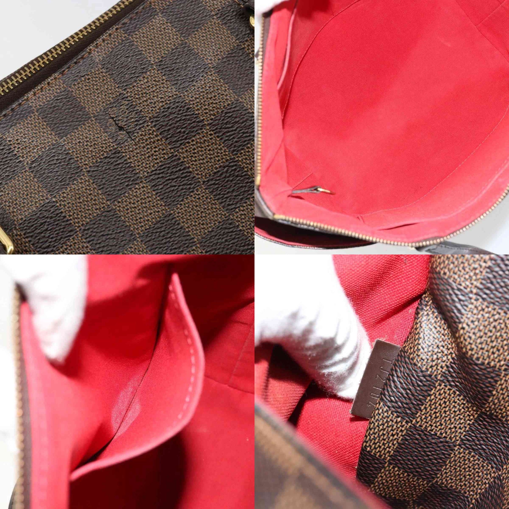 $1,350 2014 Louis Vuitton Damier Ebene Totally PM Tote Bag TJ2104