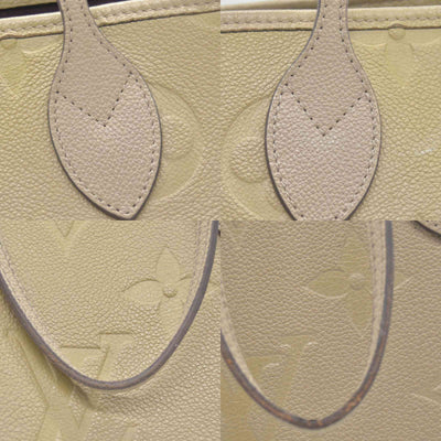 $2710 Louis Vuitton  Empreinte Monogram Giant Neverfull MM Tourterelle Tote