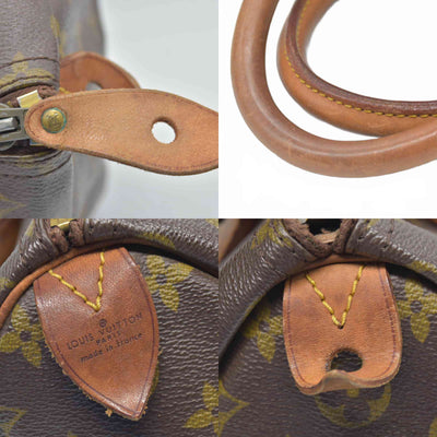$1630 1982 Louis Vuitton Speedy 30 Hand Bag Monogram Brown SA823