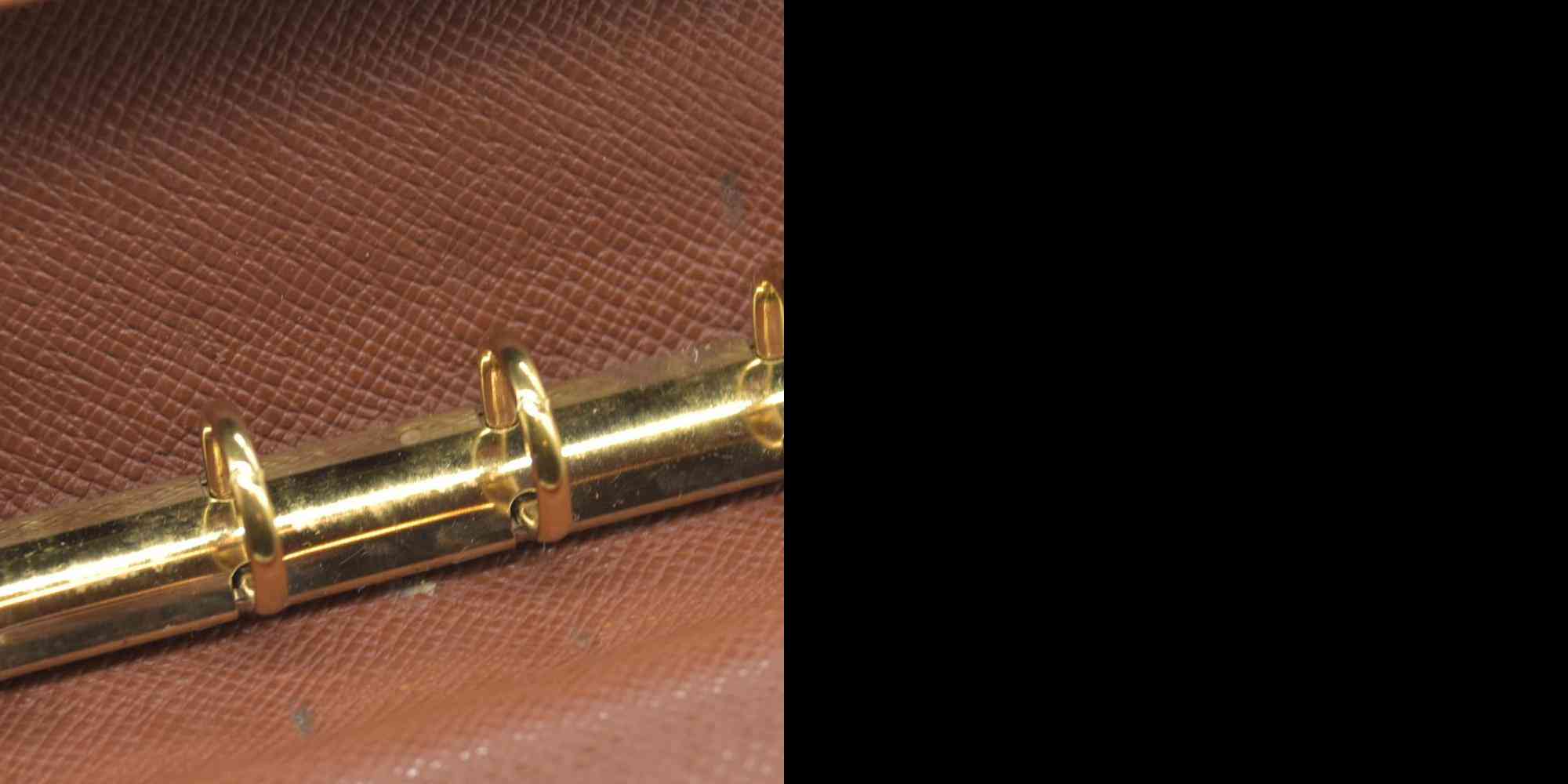 $505 1998 LOUIS VUITTONMonogram Small Ring Agenda Cover CONSIGNMENT CA1928