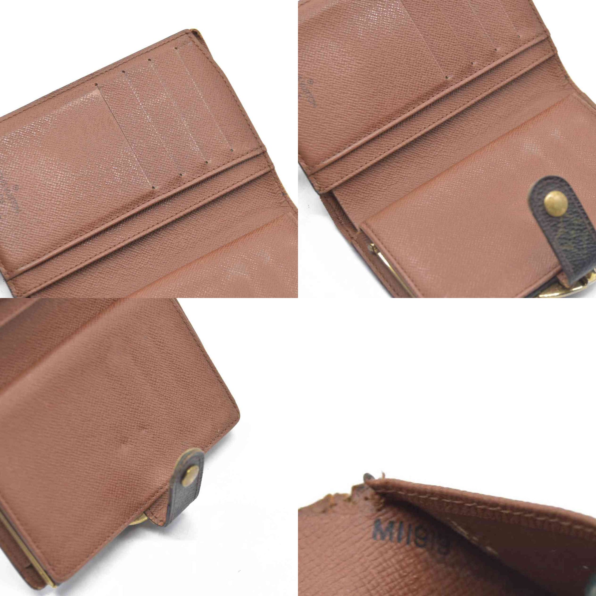 $720 Louis Vuitton LV Monogram French Purse MI1919