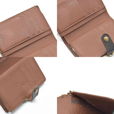 $720 Louis Vuitton LV Monogram French Purse MI1919
