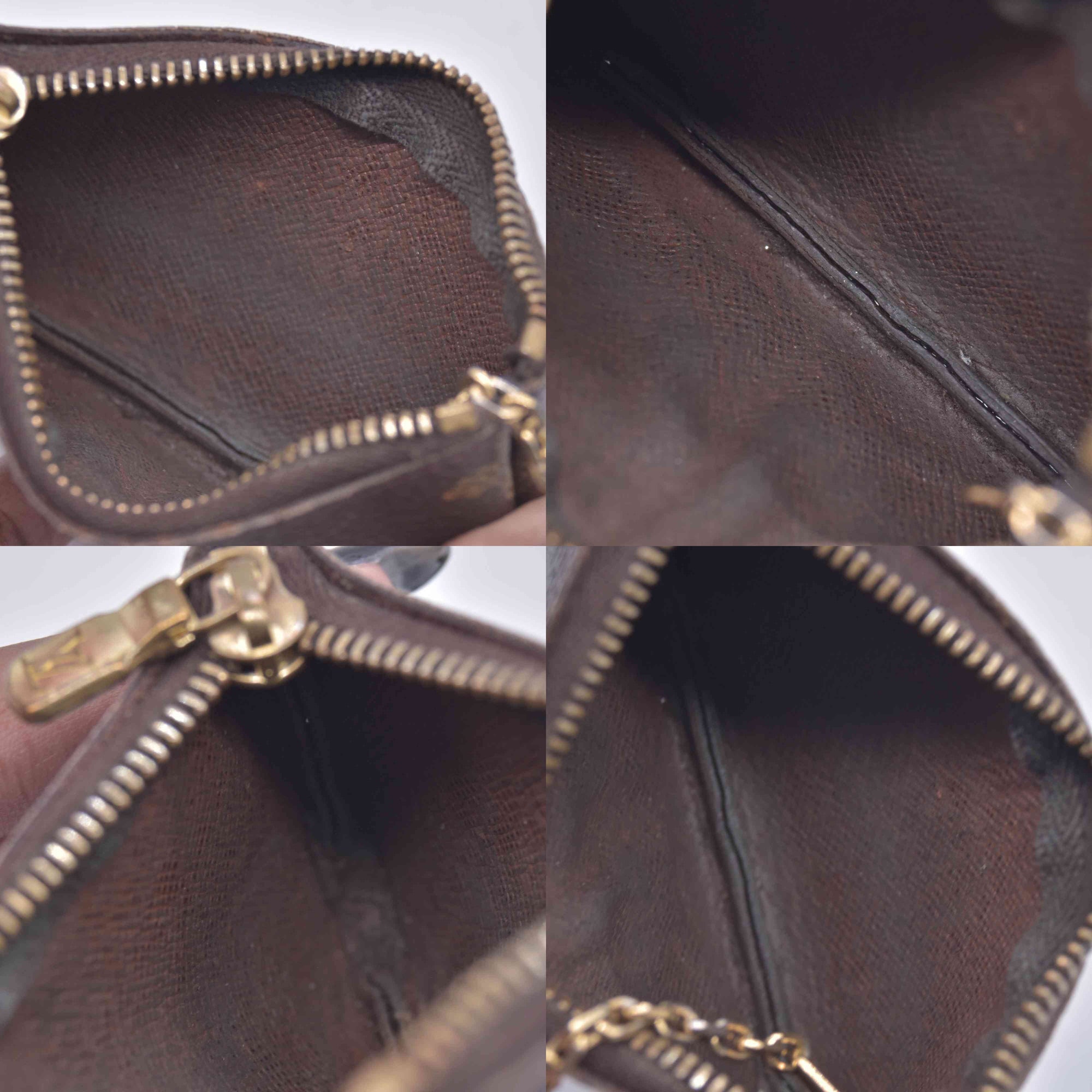 $355 Louis Vuitton Monogram Pochette Cles Key Holder CONSIGNMENT