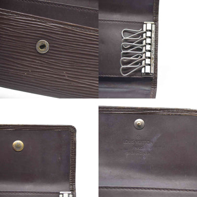AUCTION $415 Louis Vuitton  Epi Multicles 6 Key Holder Cassis