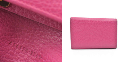 $480 Gucci Dollar Calfskin GG Marmont 6 Key Holder Pink Auction