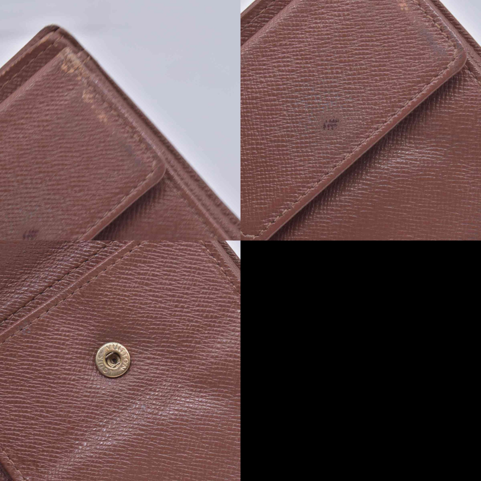 $480 LOUIS VUITTON Monogram Compact Bifold Wallet CONSIGNMENT 10021587