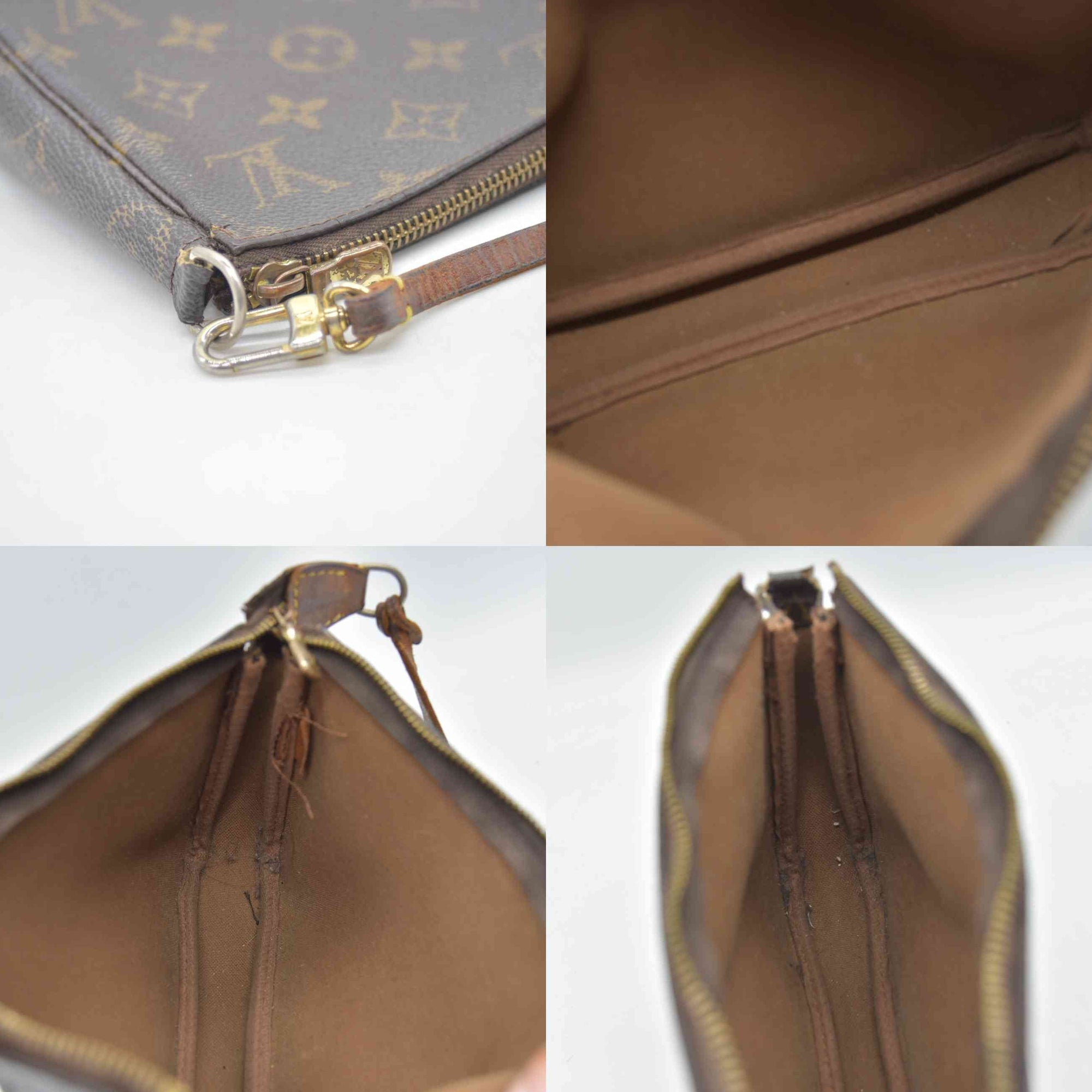 $1290 2002 Louis Vuitton Monogram Pochette Accessories AR1012