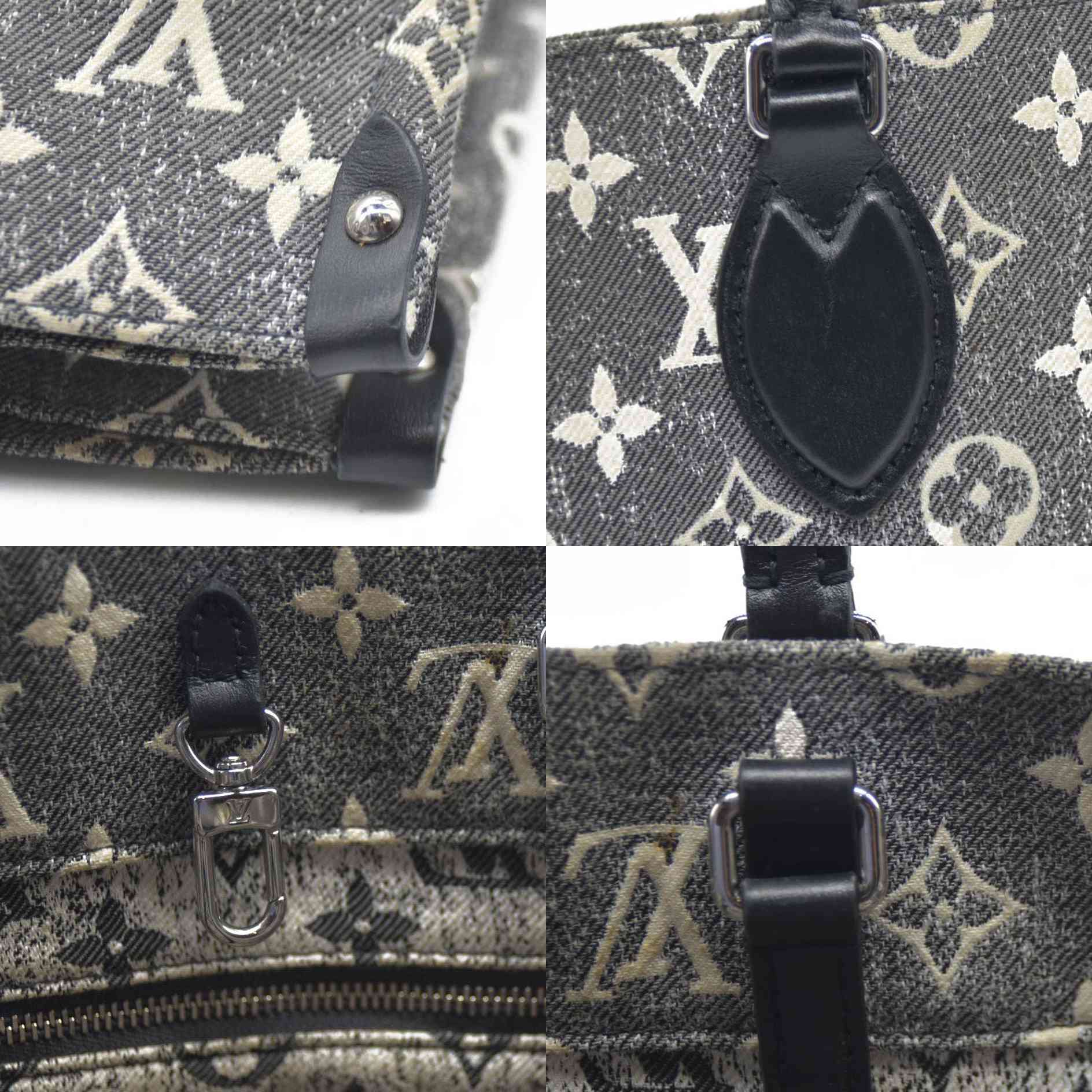 Louis Vuitton  Monogram Jacquard Denim Onthego MM Black